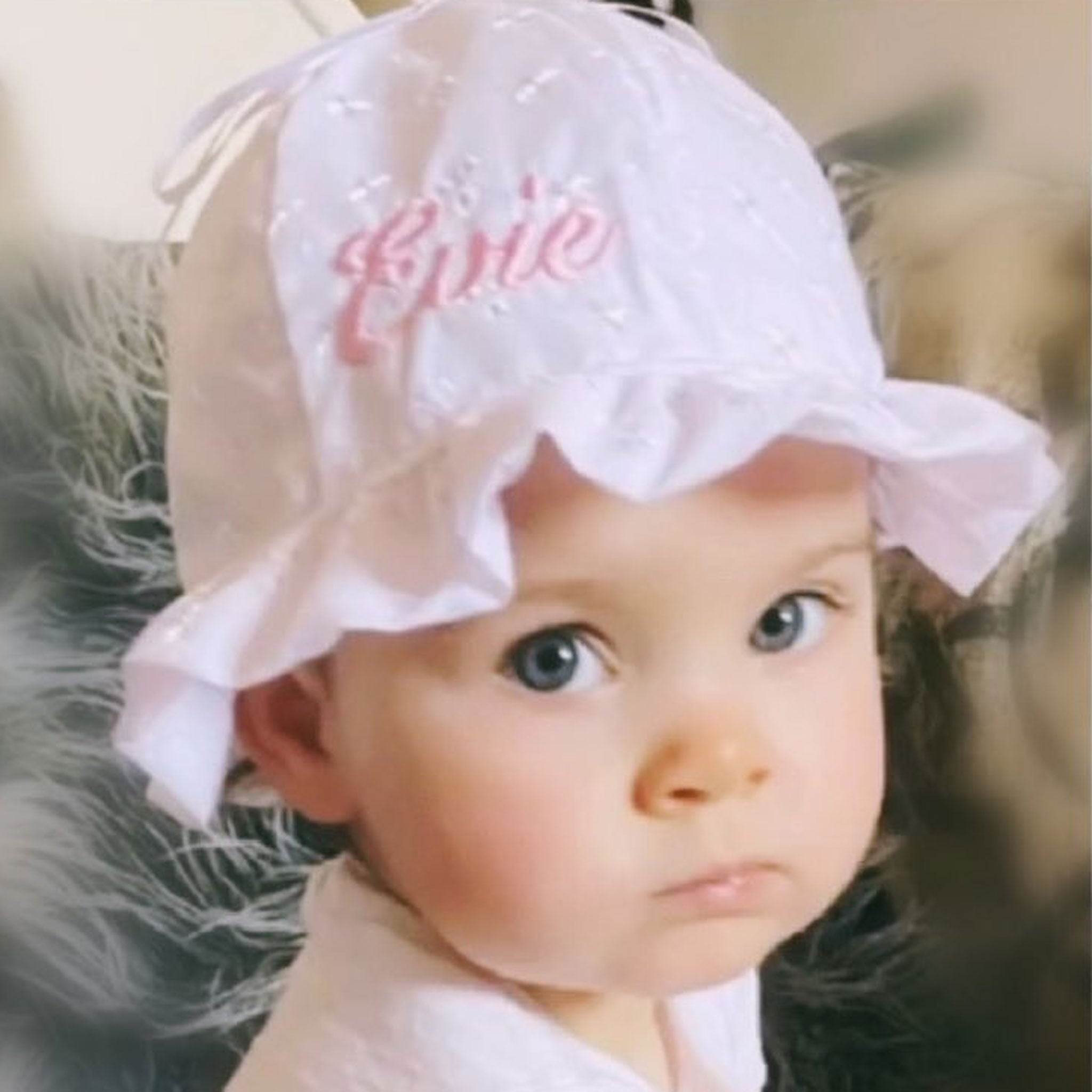 Bucket Hats Baby Girl Sun Hat UPF 50+ Wide Brim Beach Hat (0-6