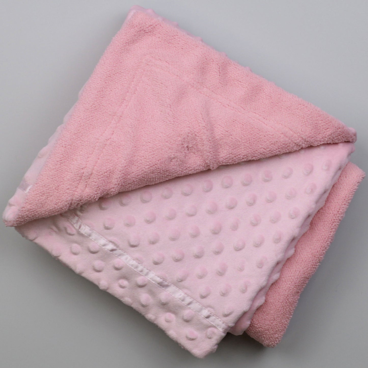 baby girls bow pink blanket