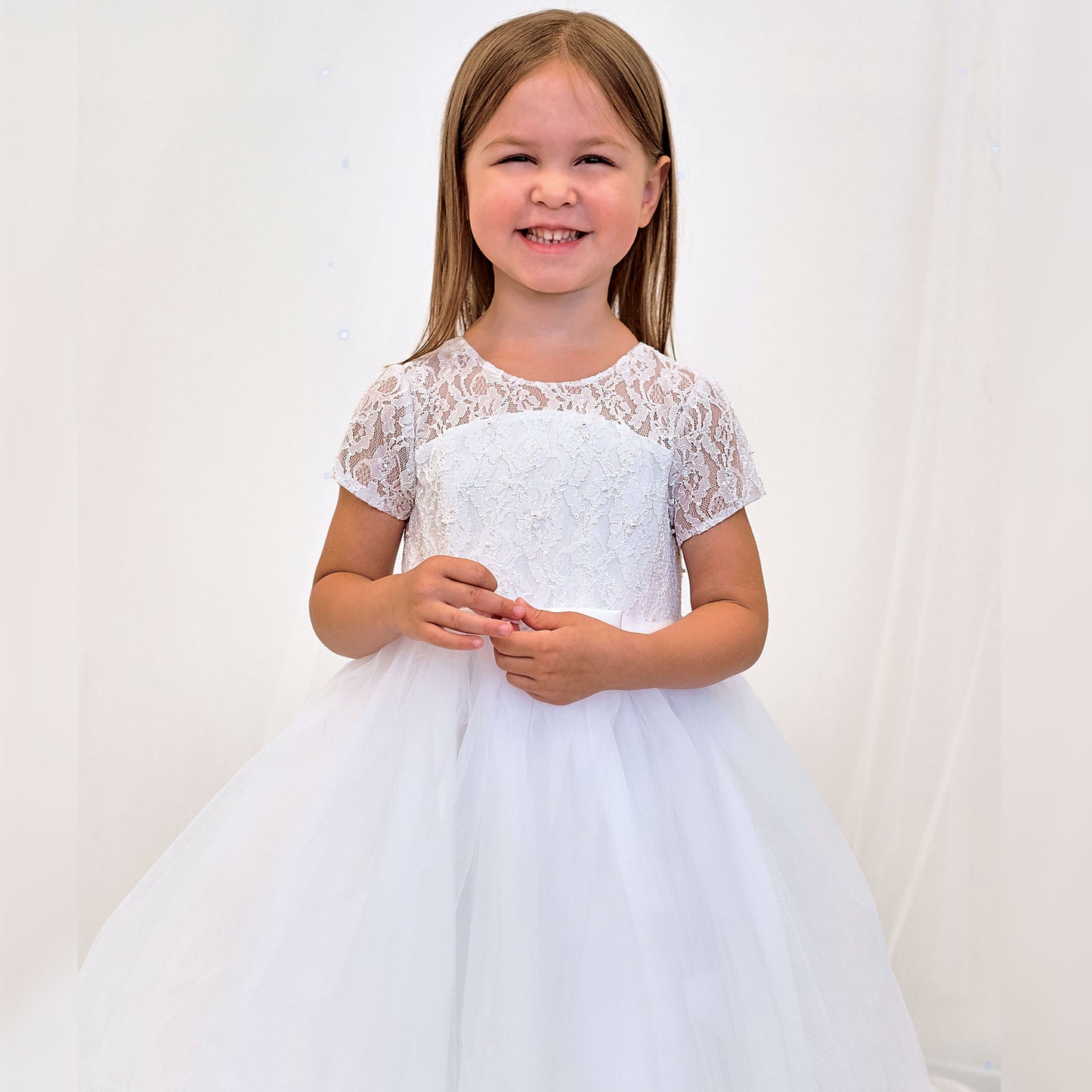 Sarah Louise Christening Dress - White - 070102