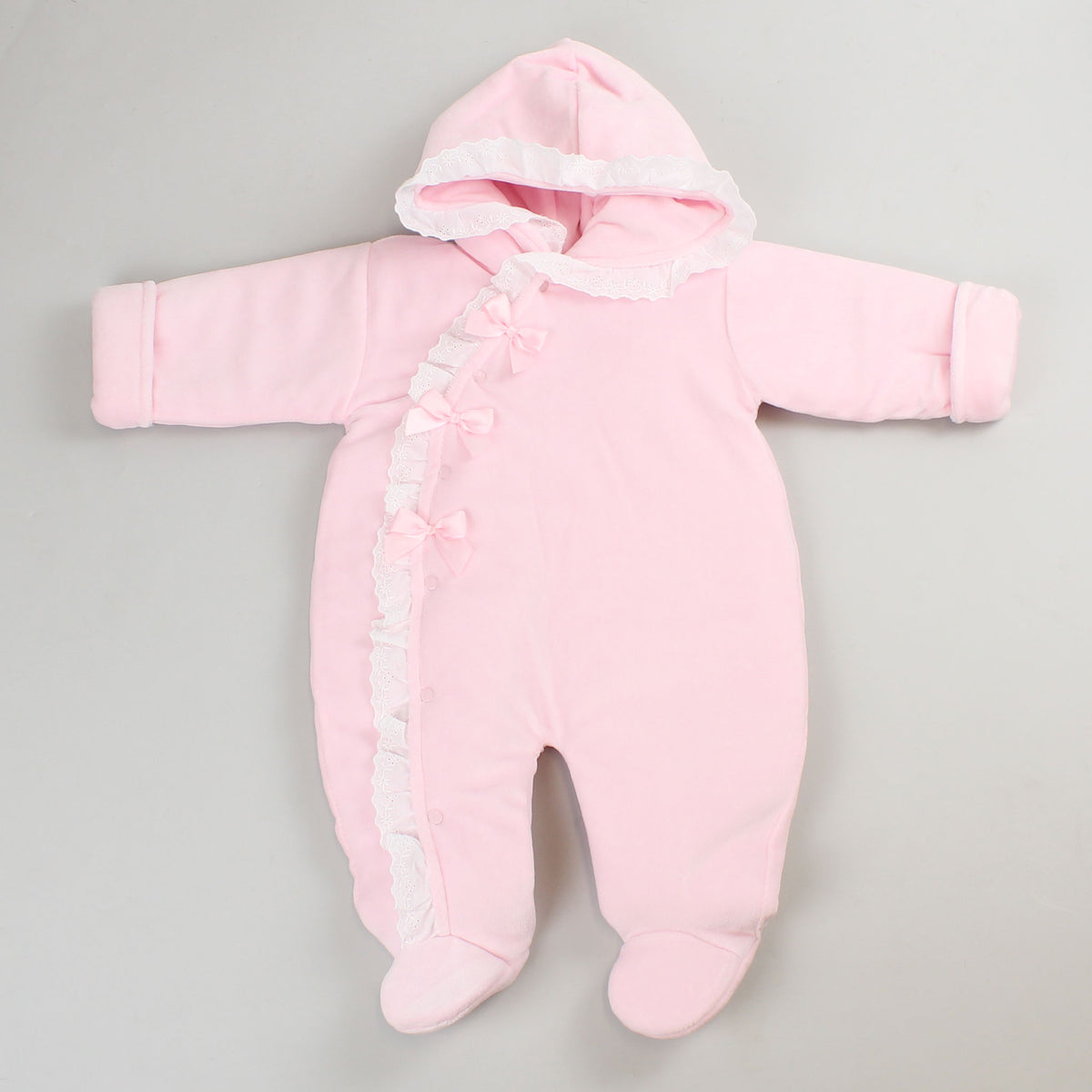 Baby girl pink clearance snowsuit