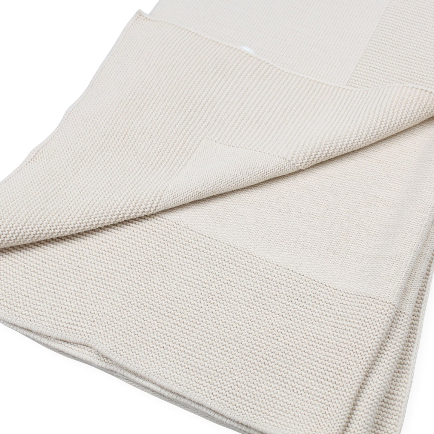 Pex Soft Knitted Baby Blanket with Bunny Design – Beige