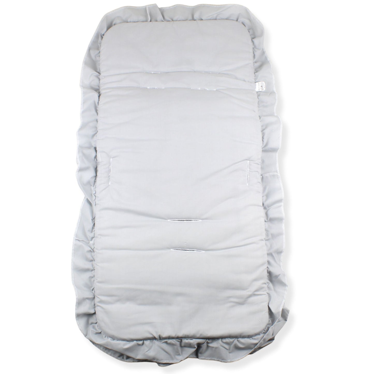 Grey Cosy Toes / Footmuff - With Black Bows