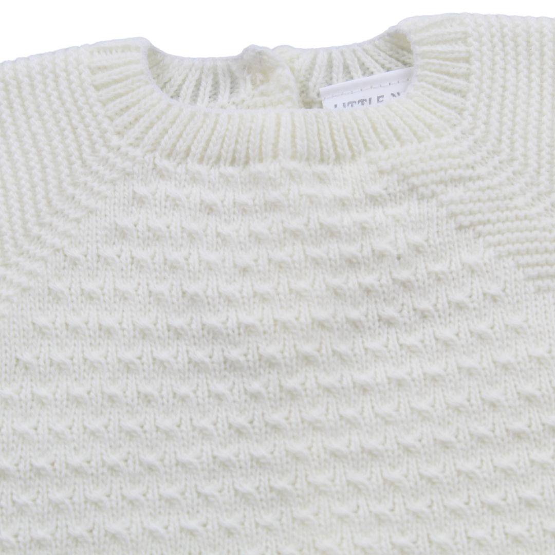Baby Boys Cream Knitted Two Piece Set – Little Nosh