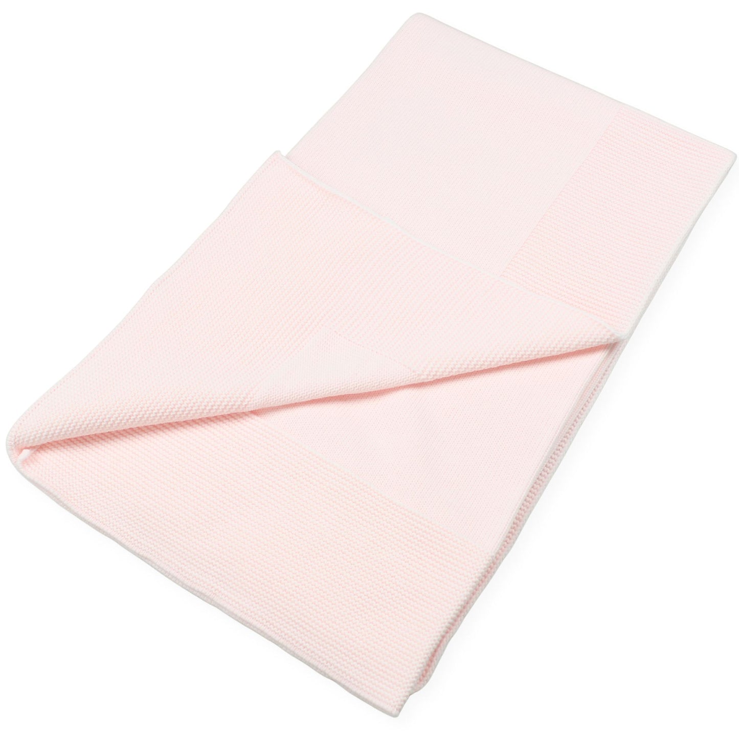 Pex Soft Knitted Baby Blanket with Bunny Design – Pink