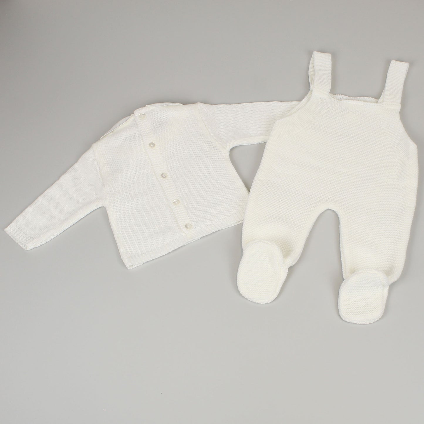 baby unisex knitted outfit with jumper