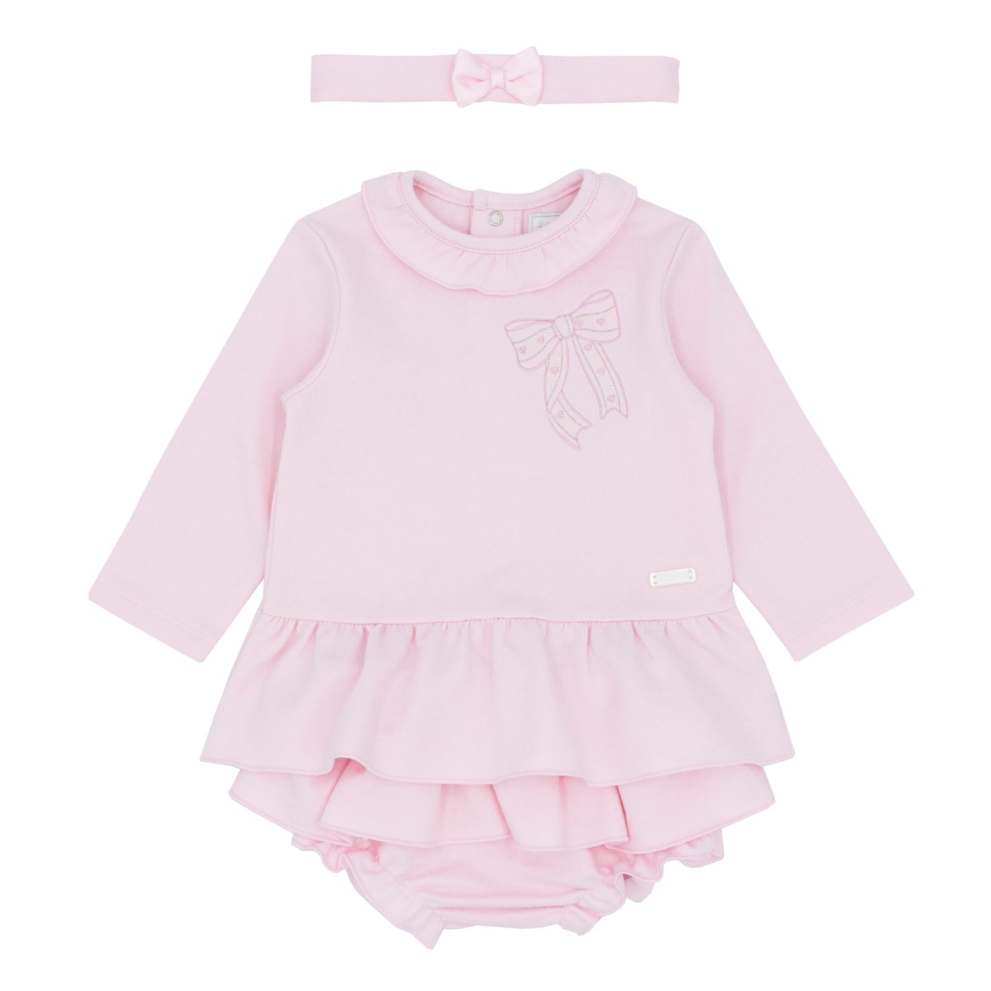 baby girls three piece pink outfit