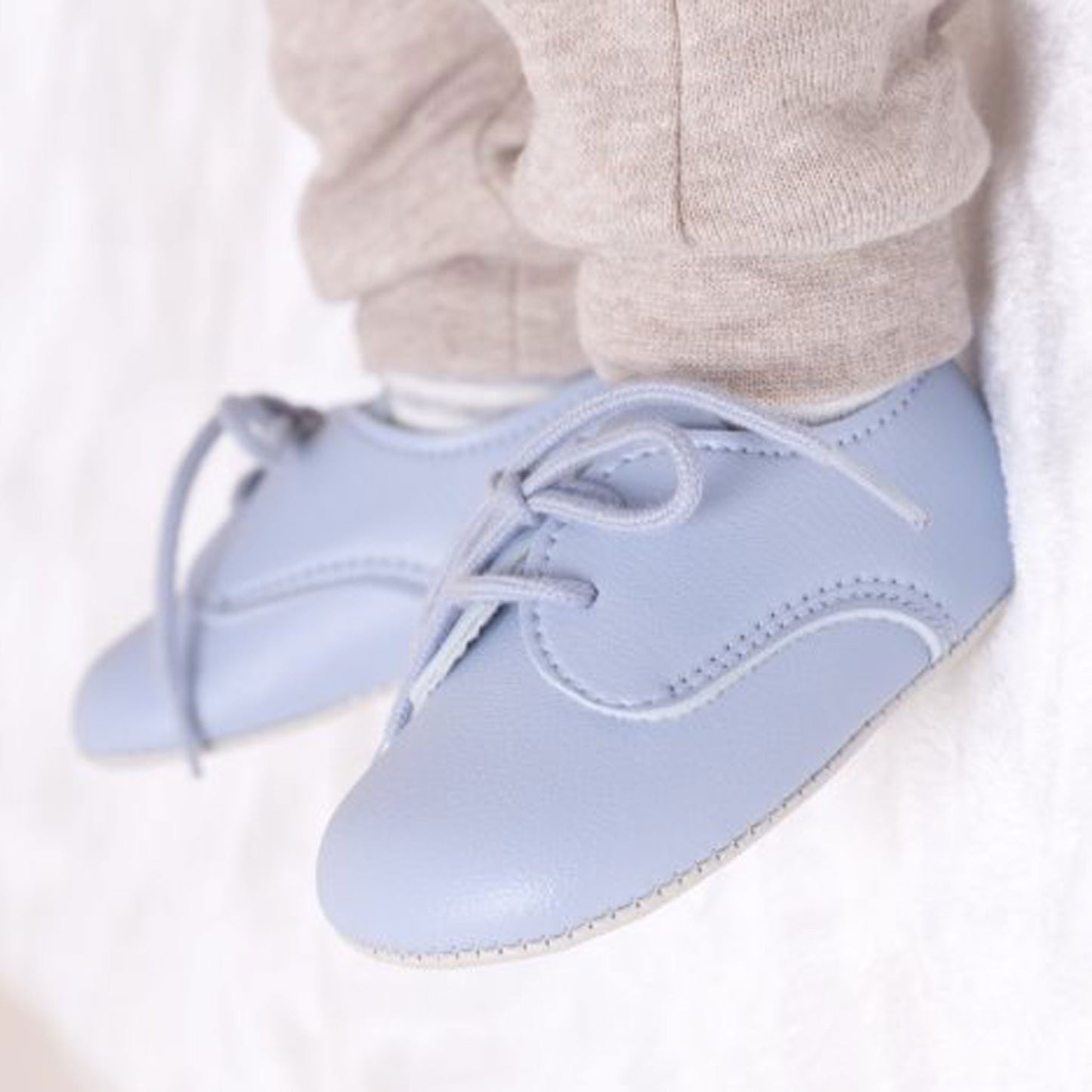 Baby Boy Shoes - Blue Lace Up