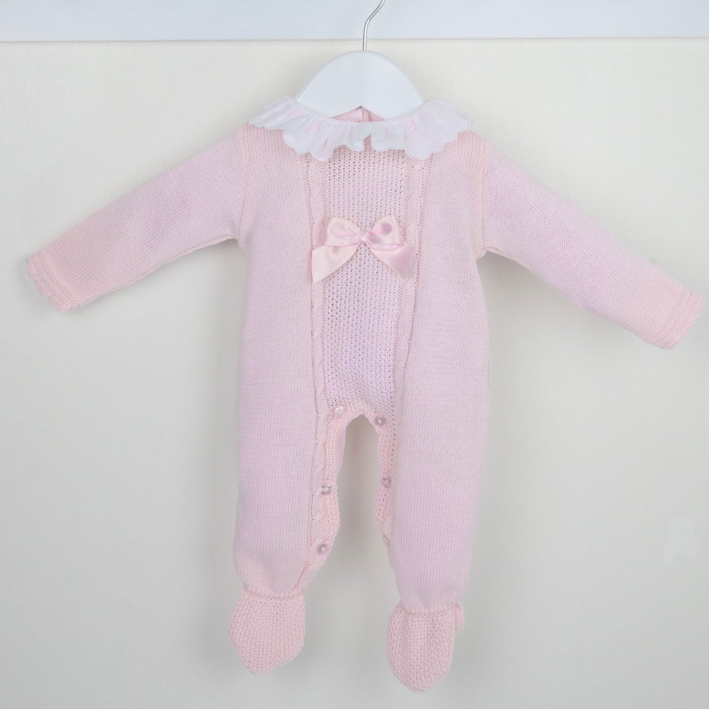 baby girls knitted pex outfit