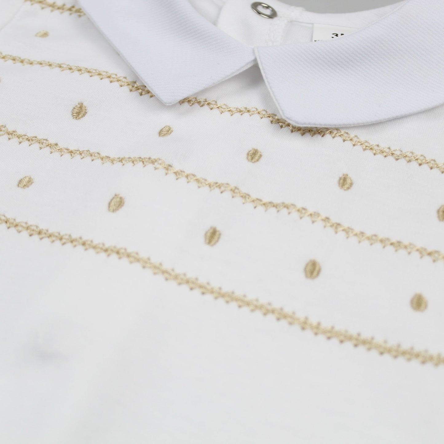 Baby Boys All in One / Sleepsuit - Cream