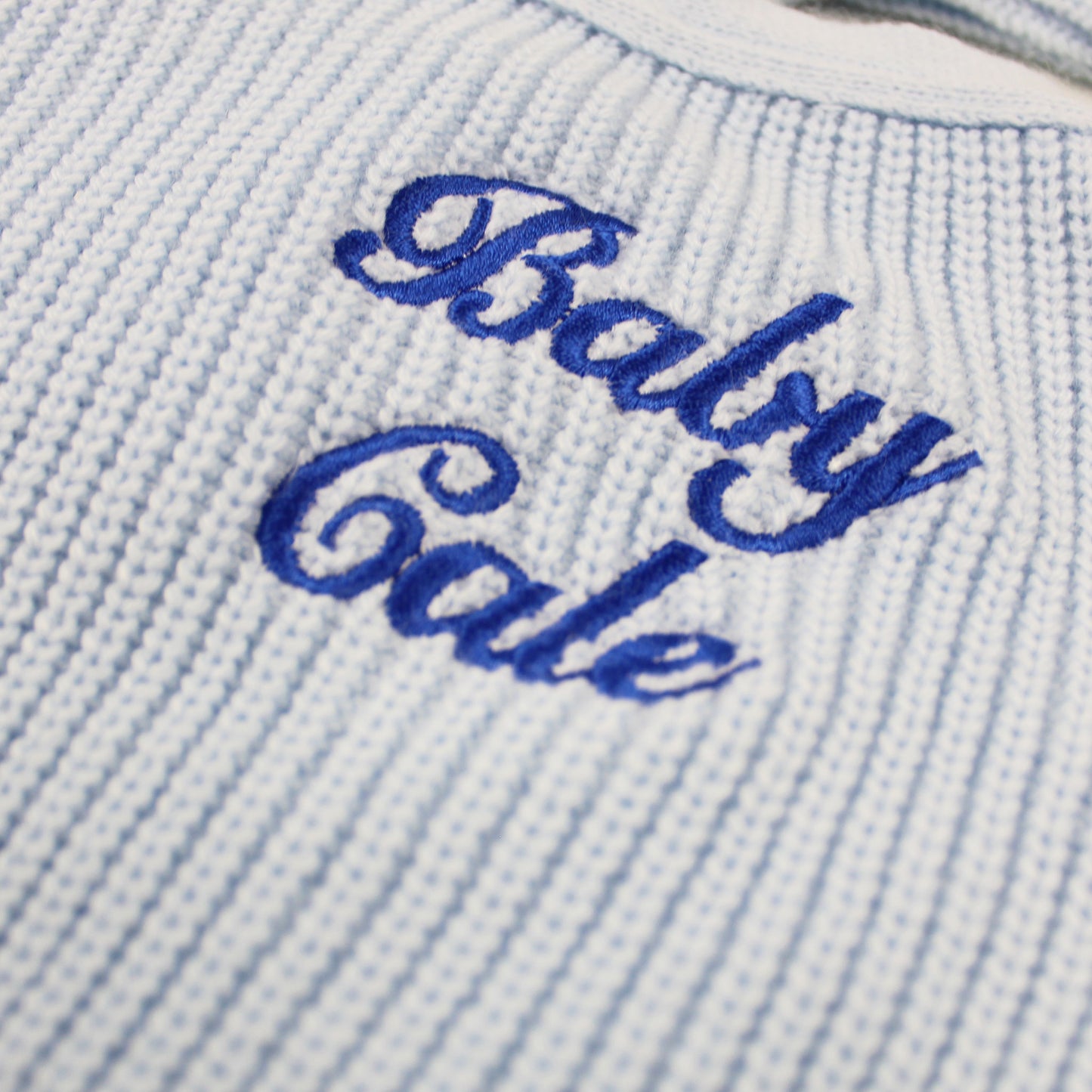 Personalised Name Baby Boys Cardigan - Blue