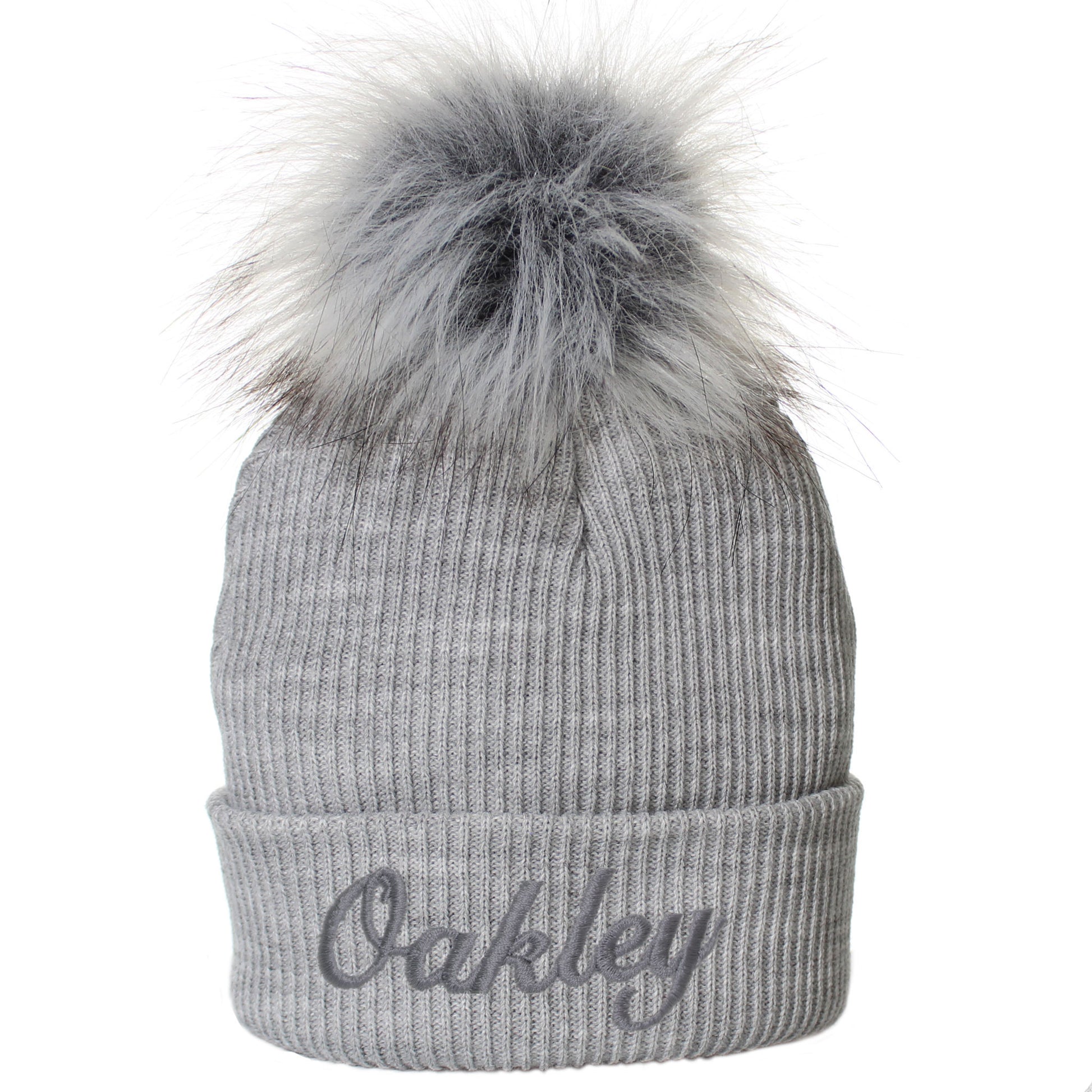 personalised grey baby hat age 6-12 months