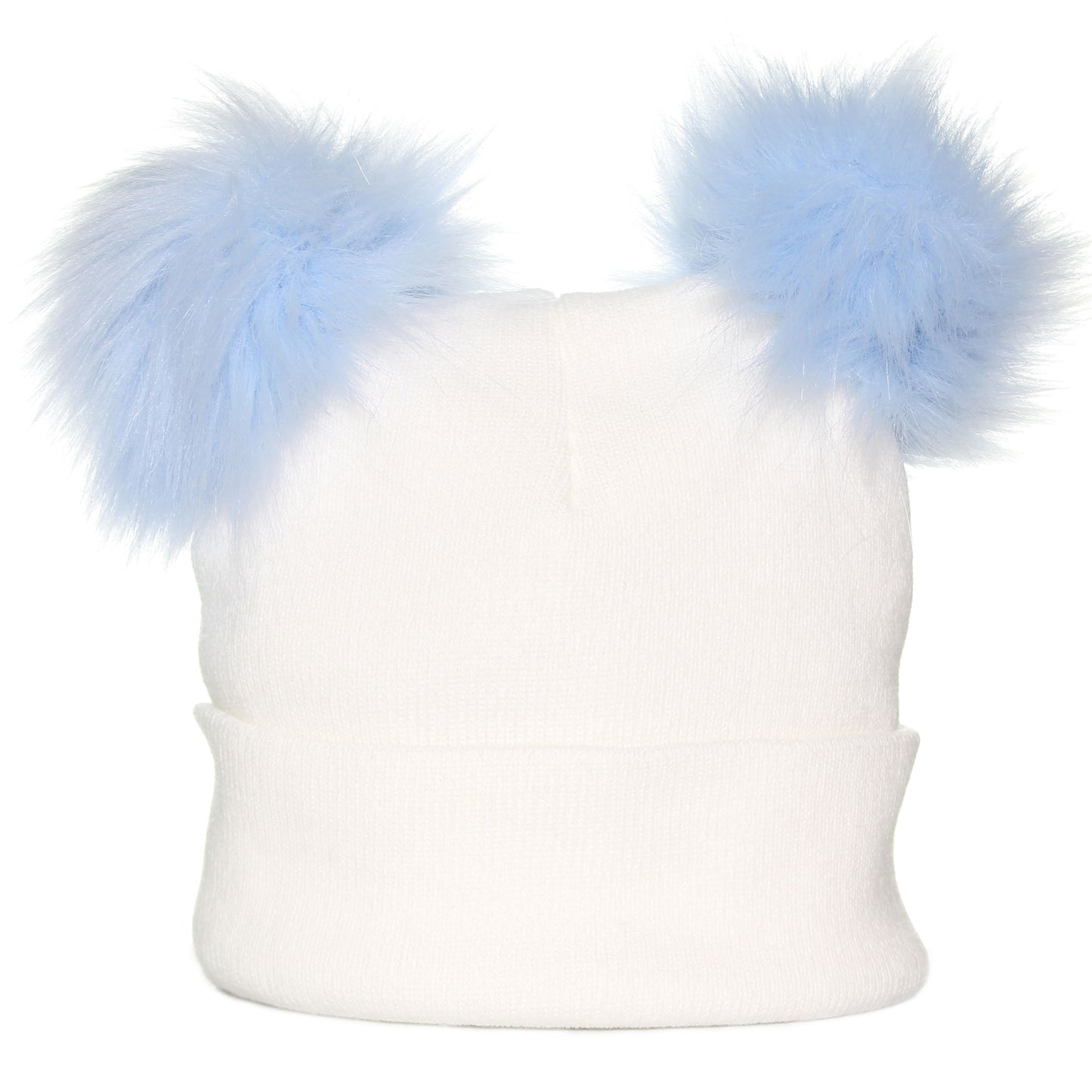 white boys pom pom hat