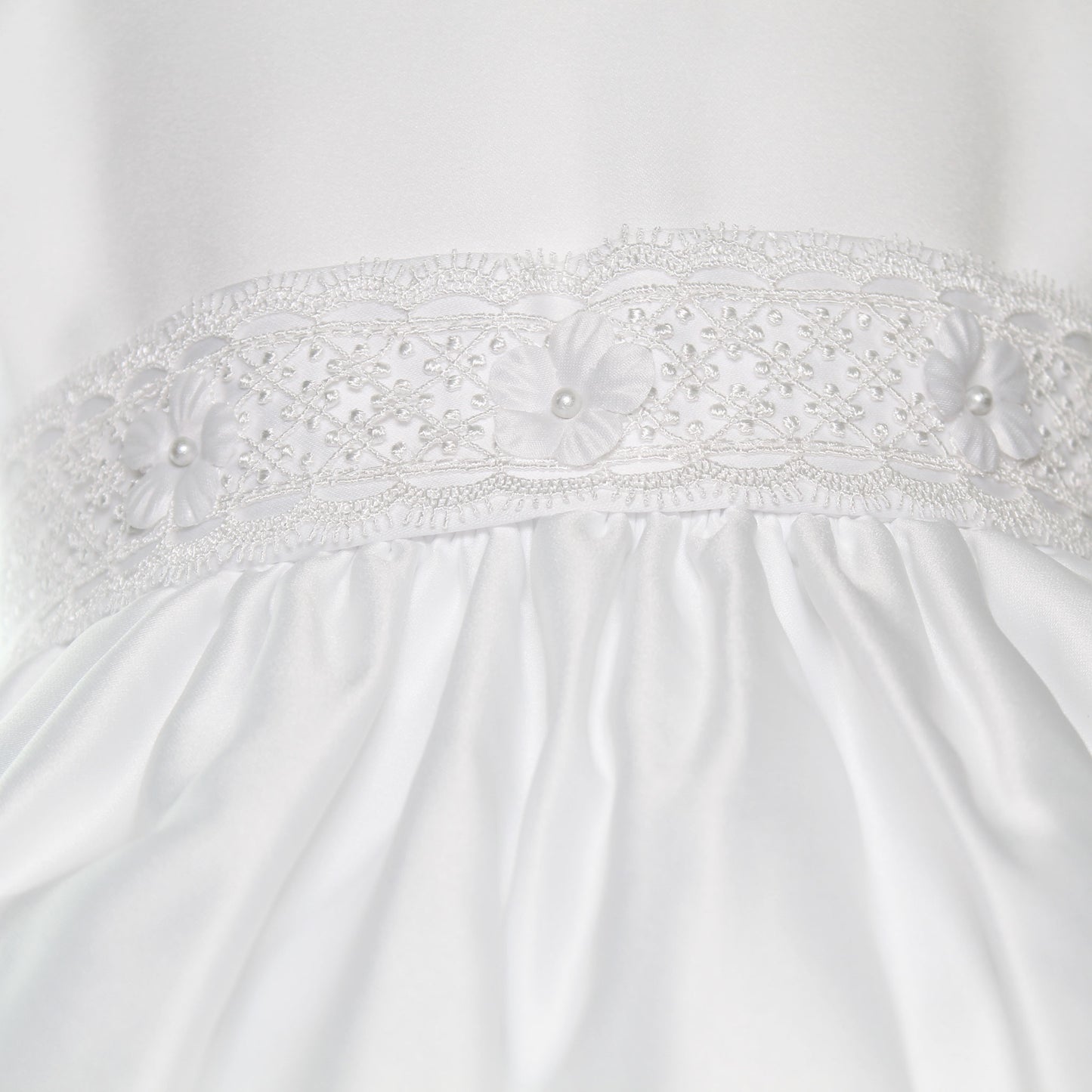 Baby Girls White Occasion Dress with Hat