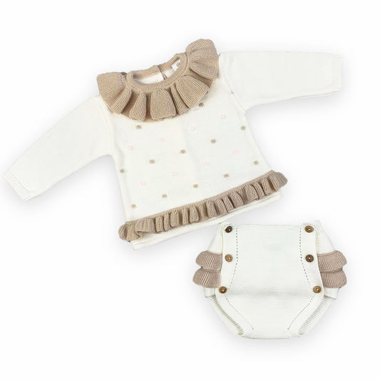 knitted two piece outfit