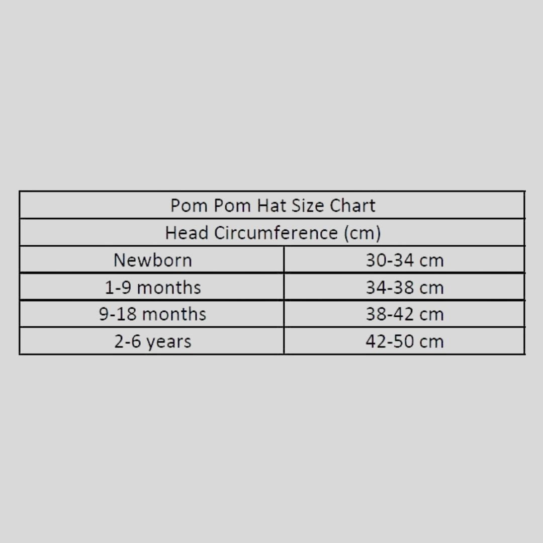 Personalised Baby Pom Hat - Double Pom - Navy Blue