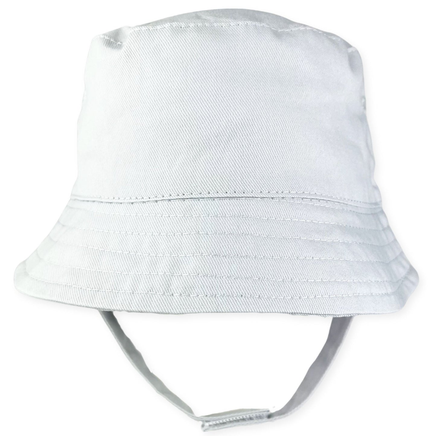 silver grey bucket hat for baby
