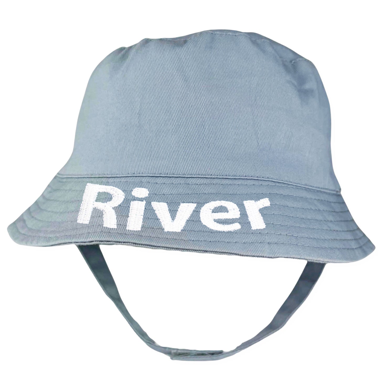 baby boys custom blue bucket hat