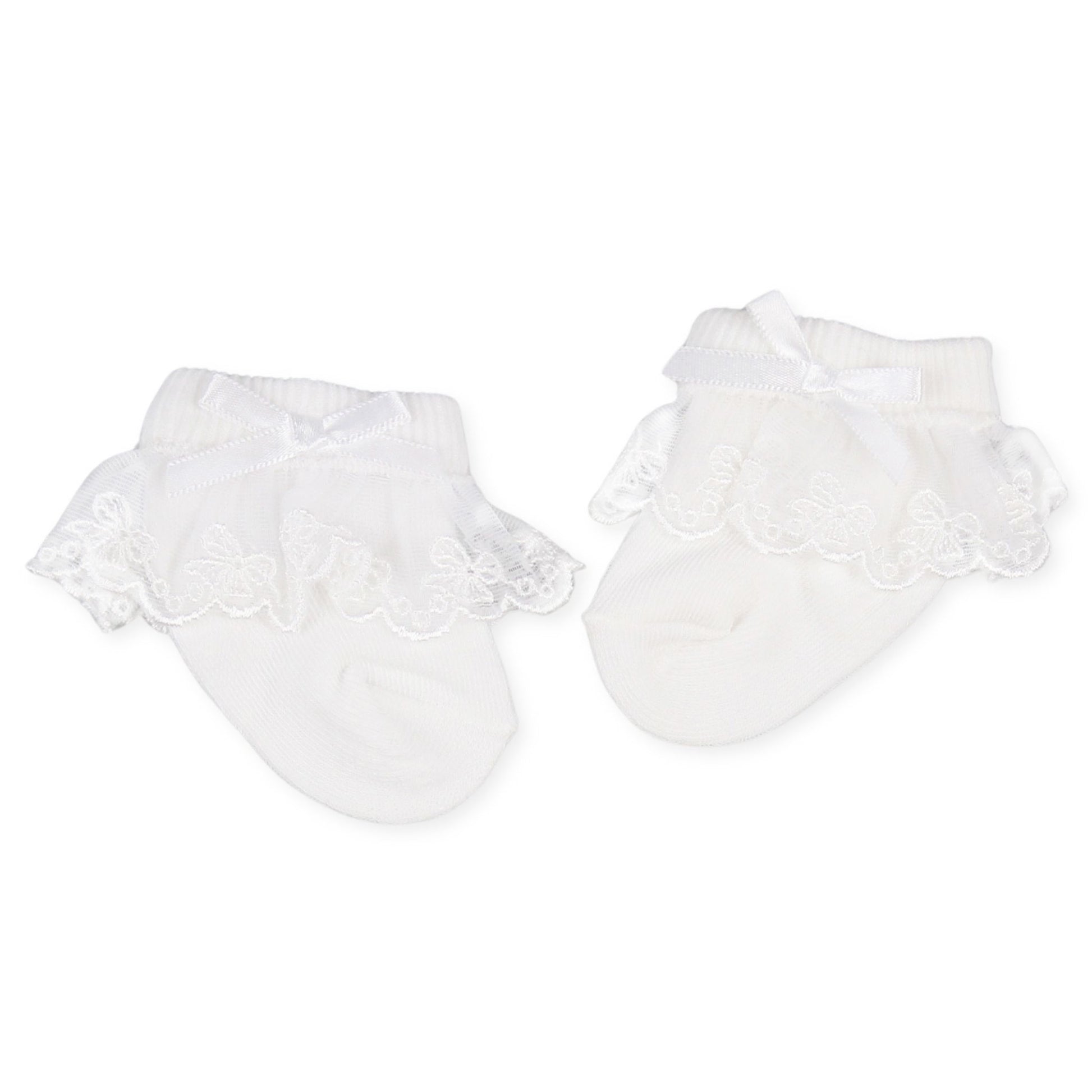 baby girl fancy white lace socks pex cherry