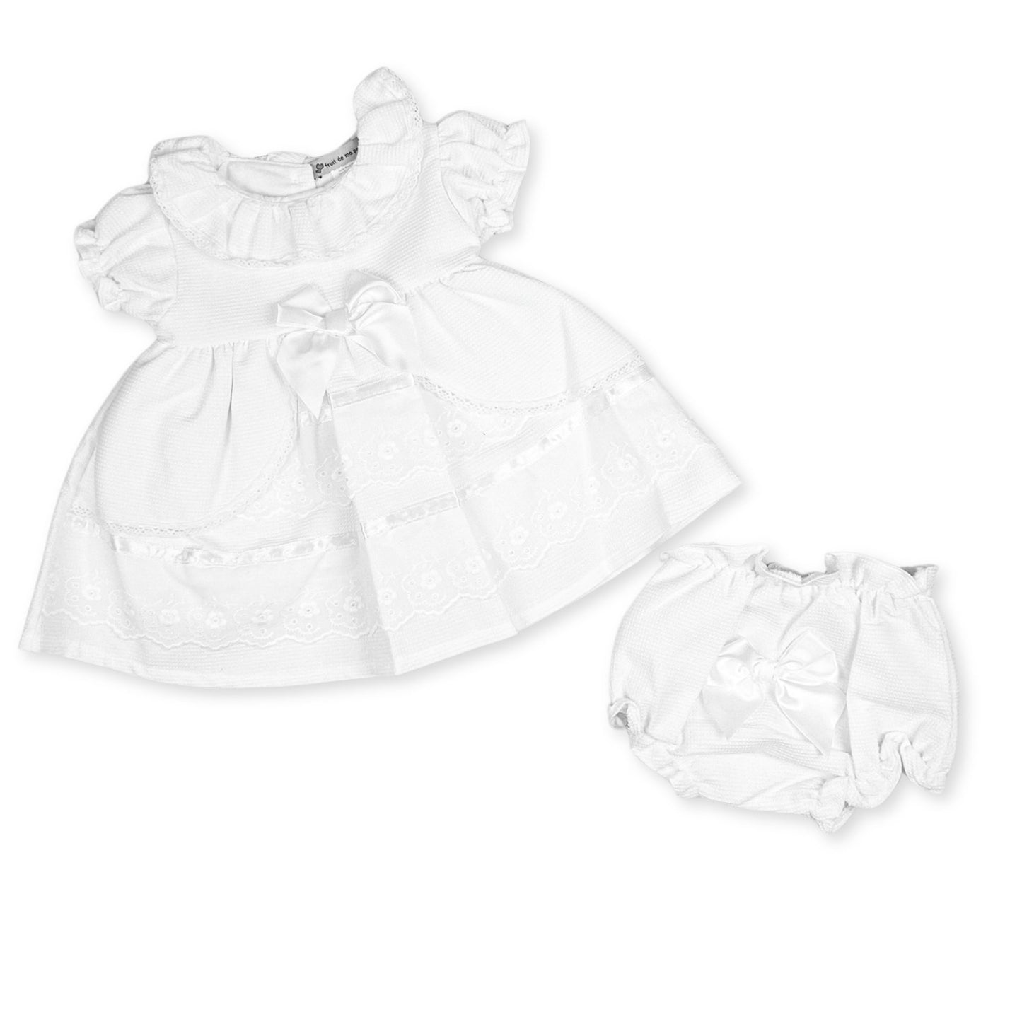 baby girls white easter dress