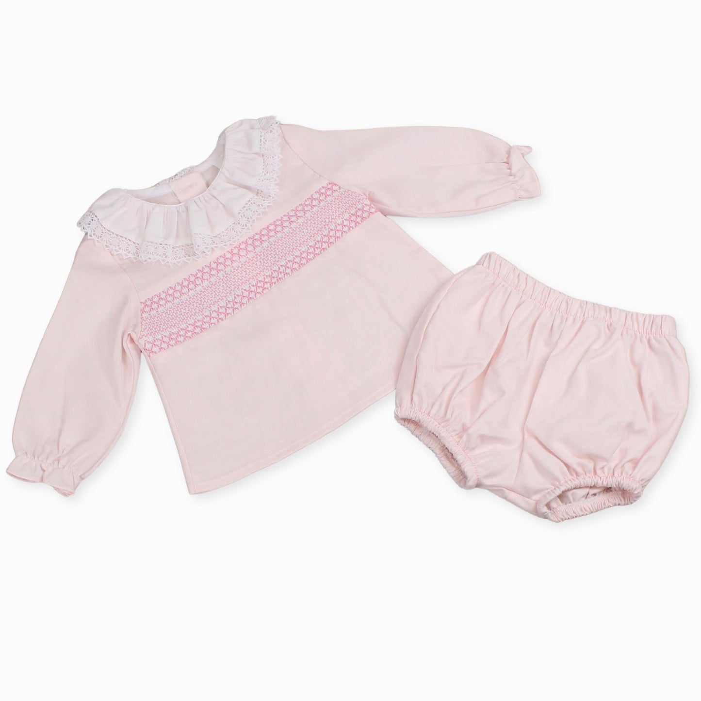 baby girls jam pants and shirt pink