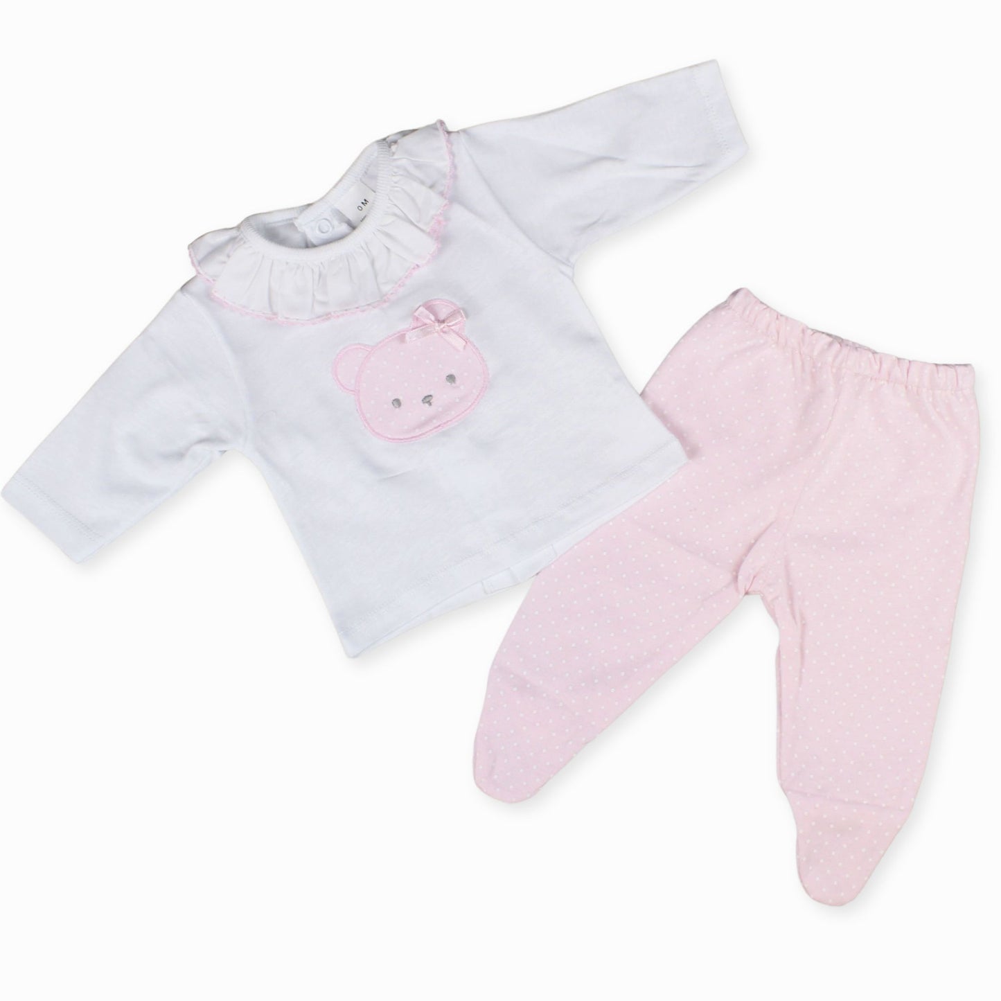 baby girls pink two piece outfit