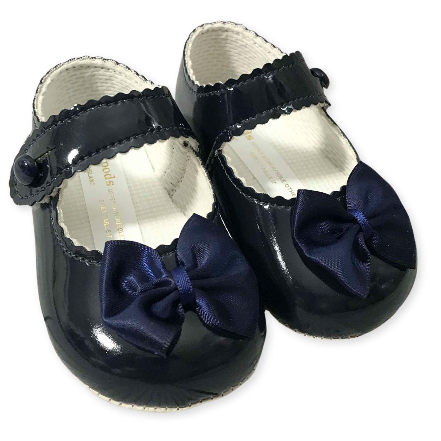 baby girl shoes navy blue