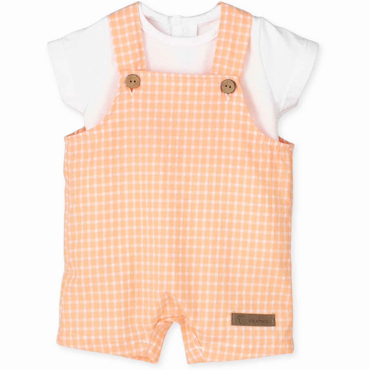 baby orange two piece