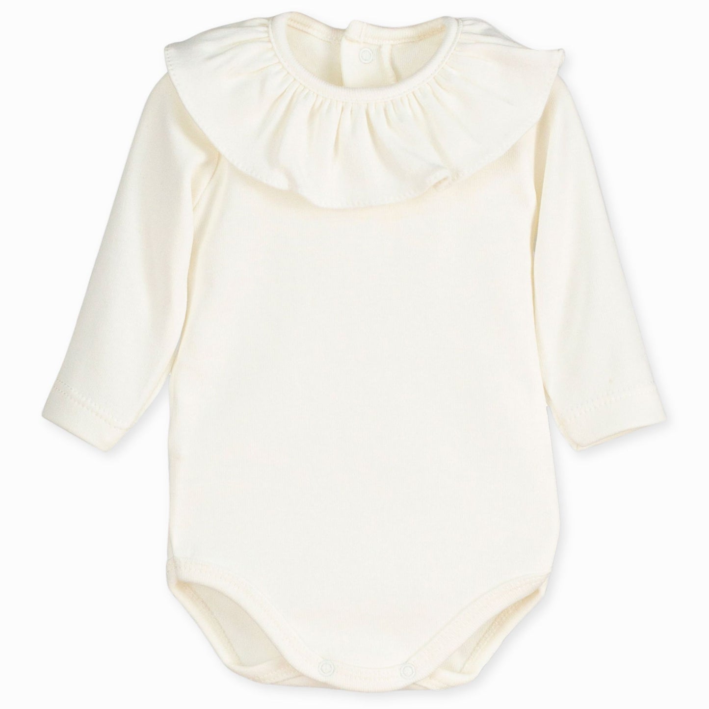 cream baby girls romper