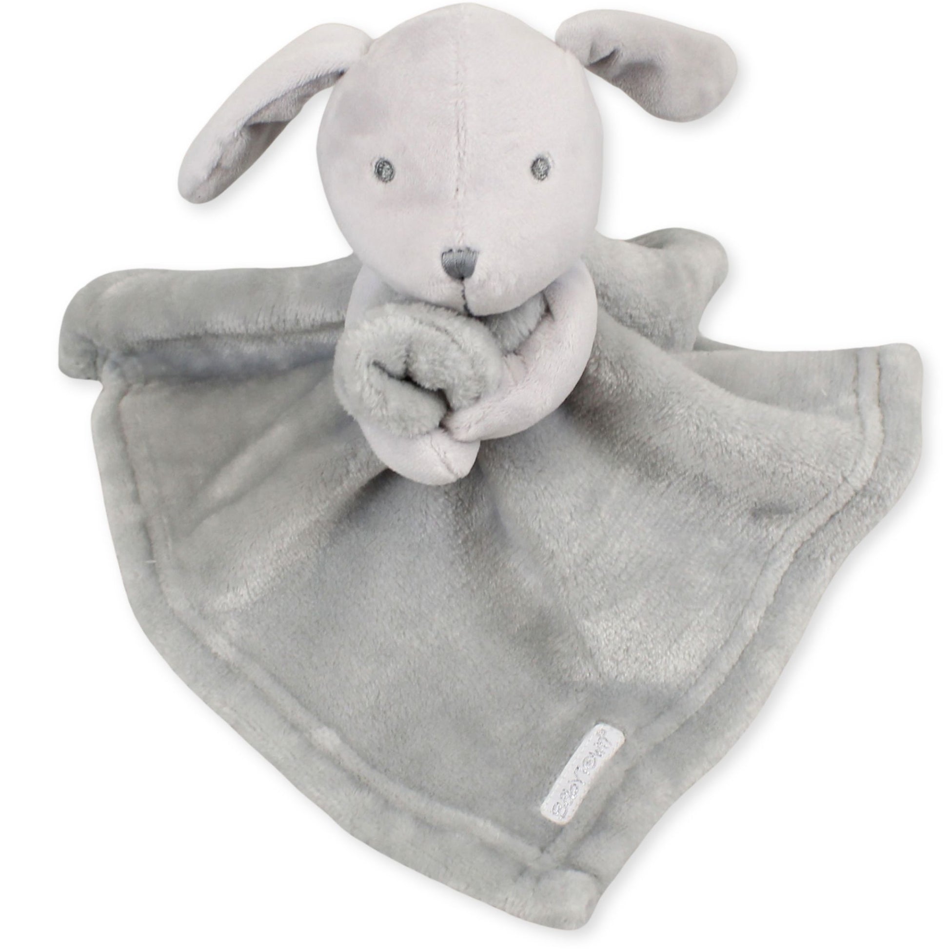 baby comforter grey rabbit snuggy