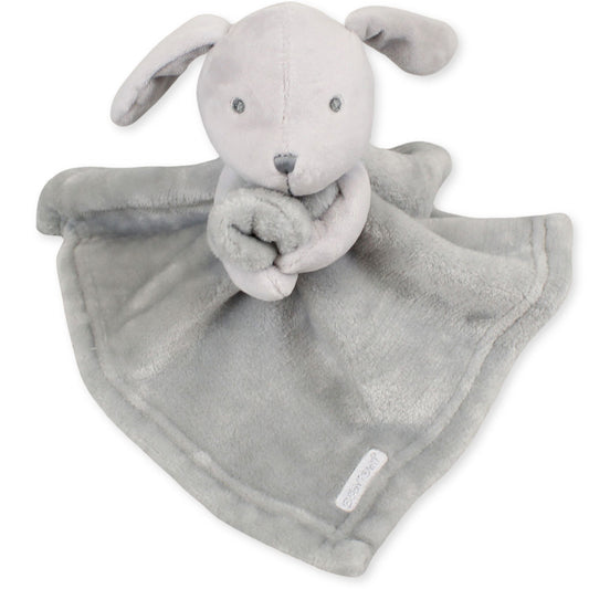baby comforter grey rabbit snuggy