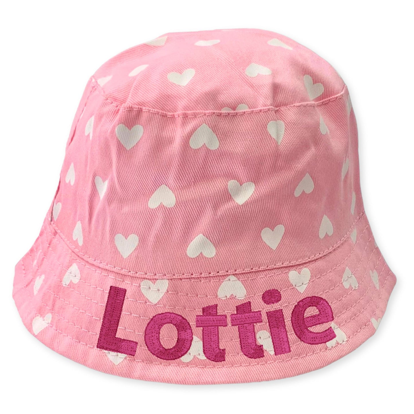 personalised sun hat baby girl