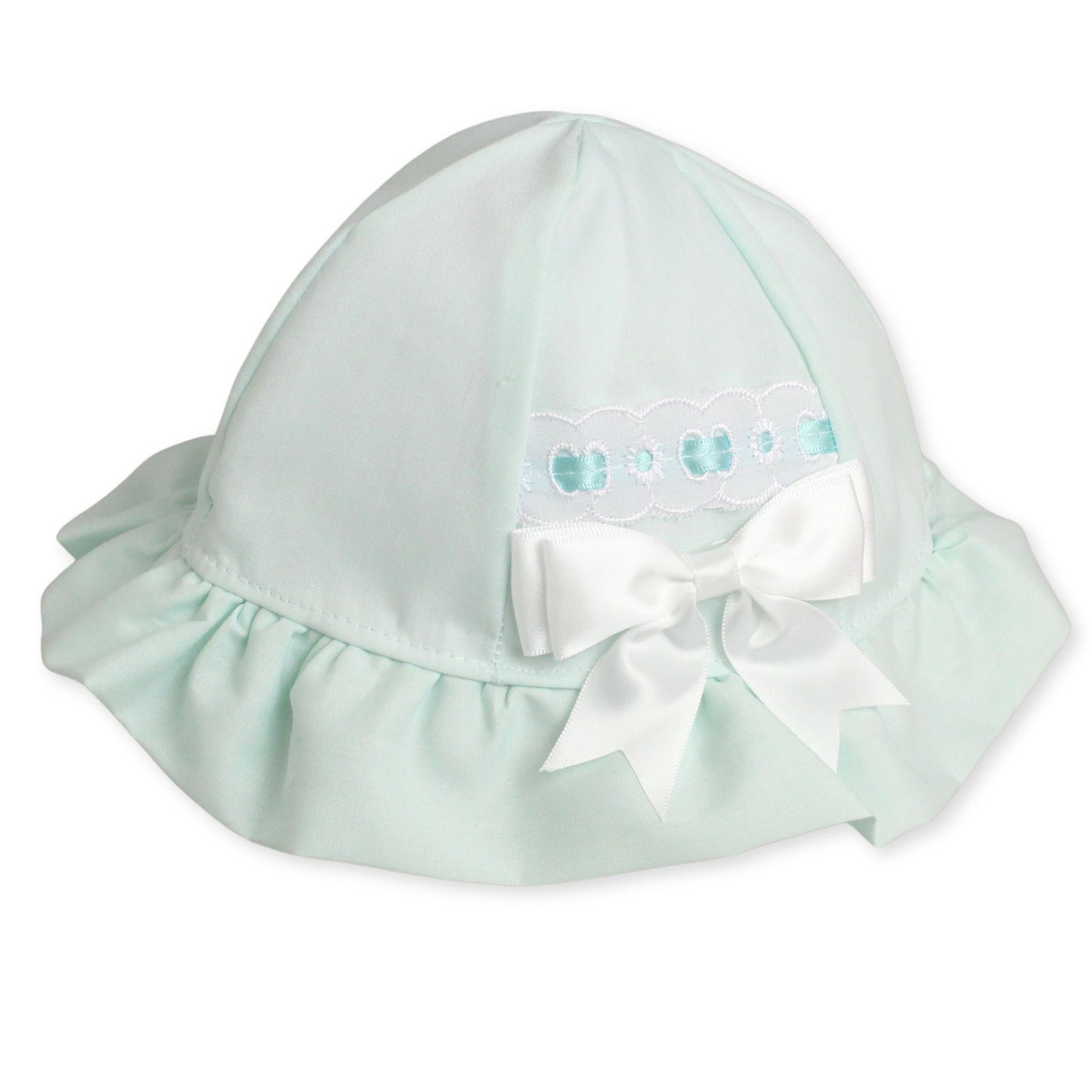 baby sun hat mint green summer sunhat