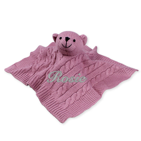 personalised dusky pink comforter
