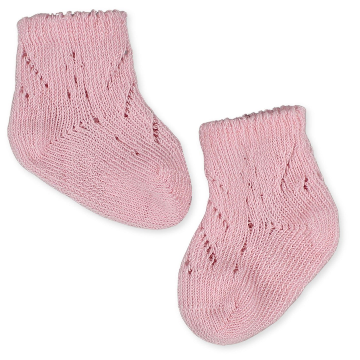 baby girl pink newborn socks