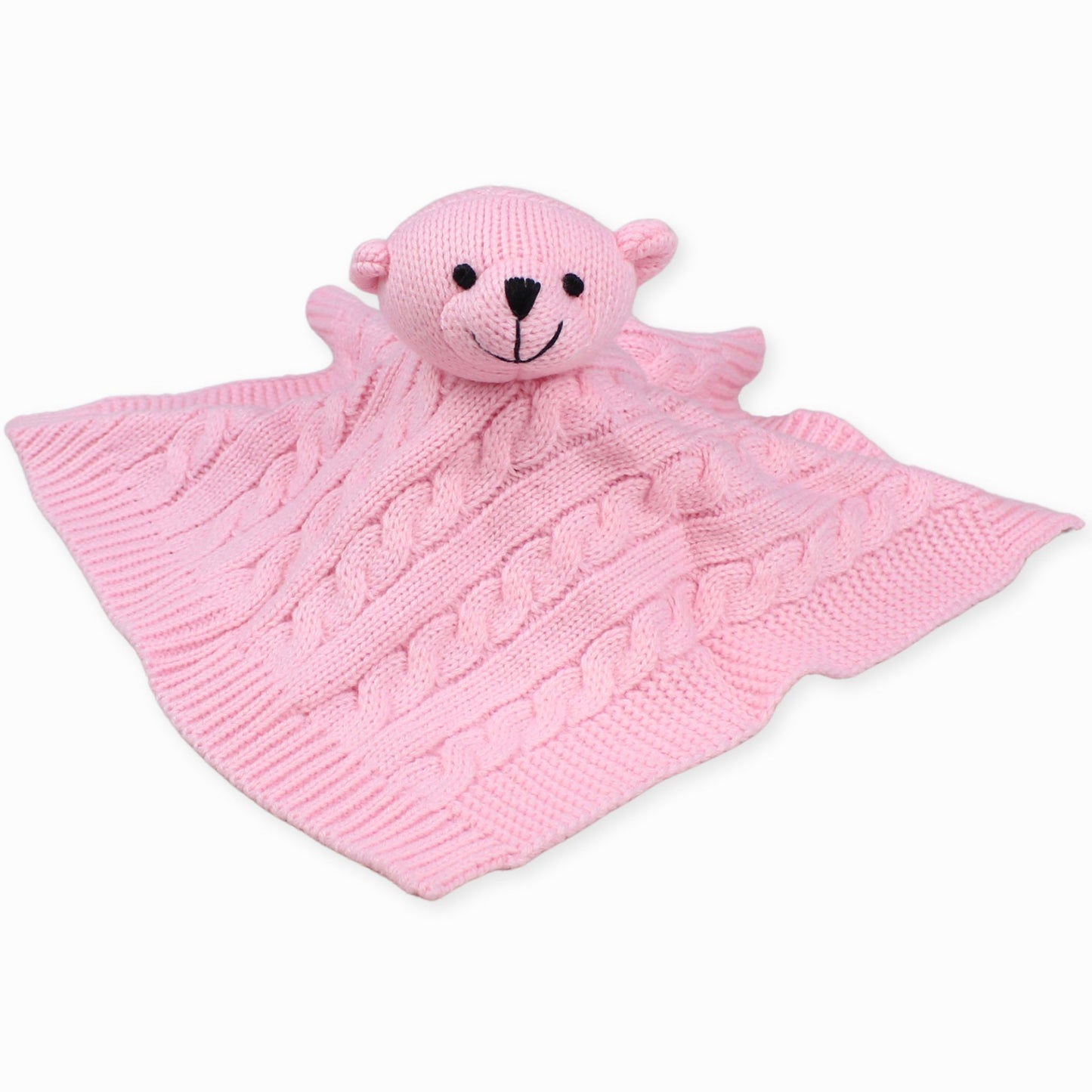 baby pink bear comforter