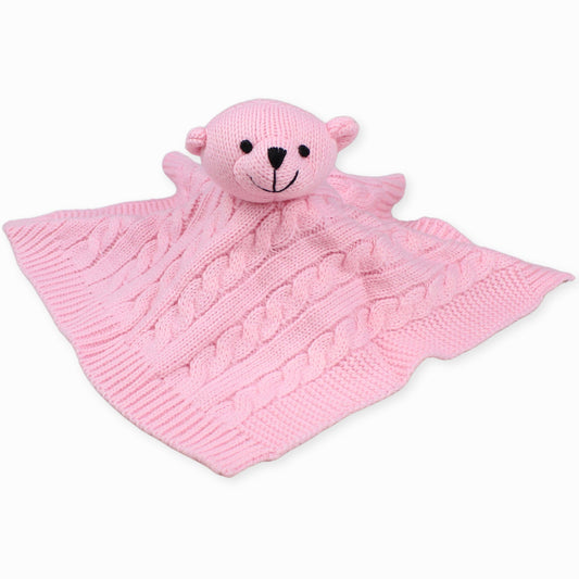 baby pink bear comforter