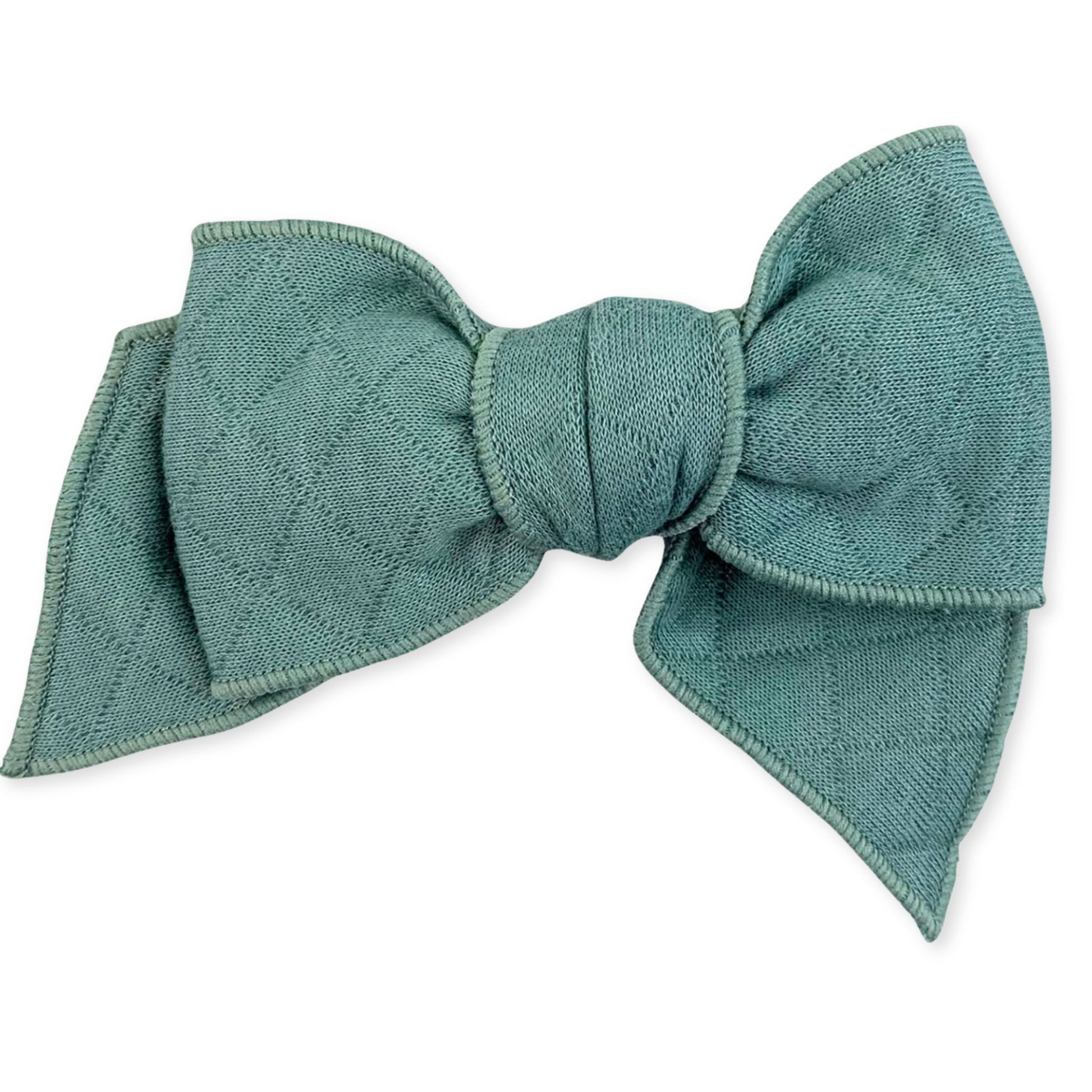 green baby girls headband