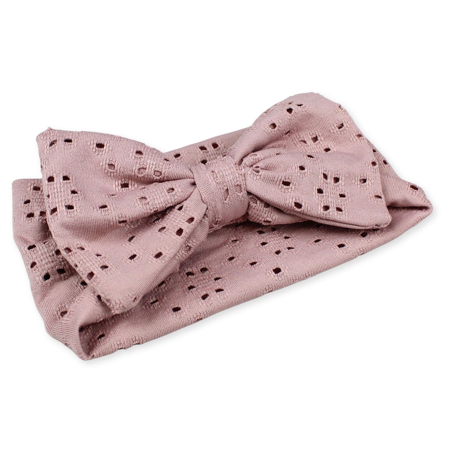 baby grl headband dusty pink