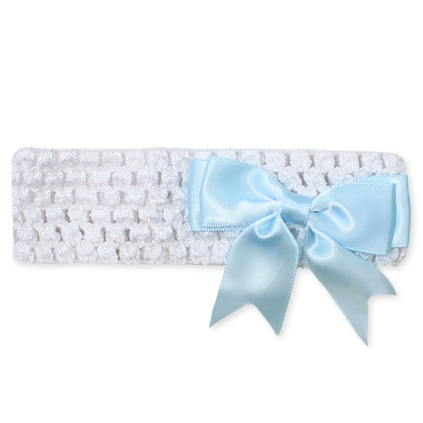 baby blue baby girls headband