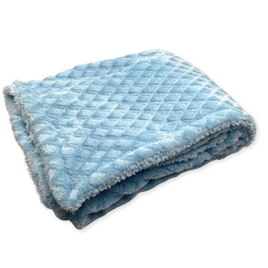 baby boys blue blanket