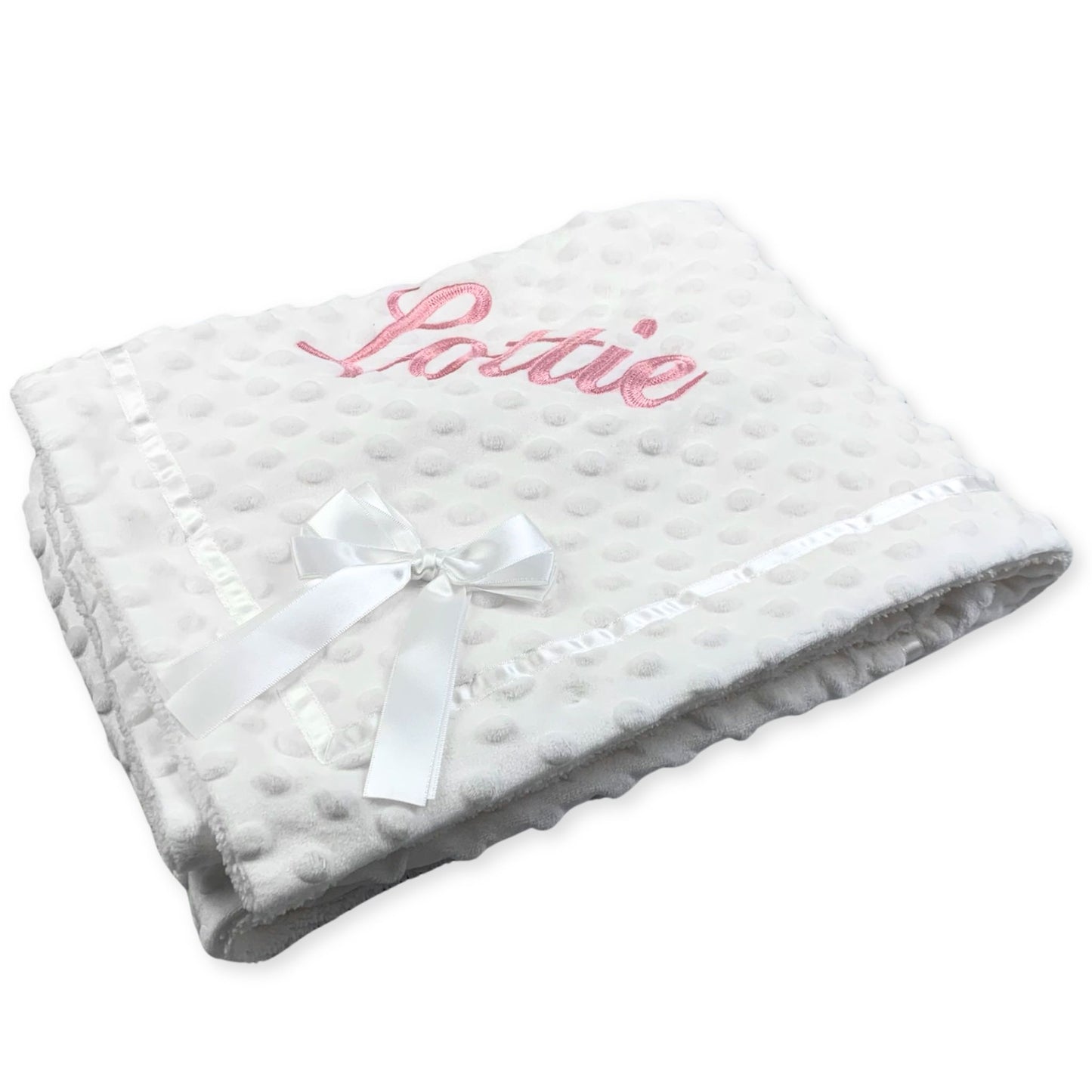 baby unisex personalised white