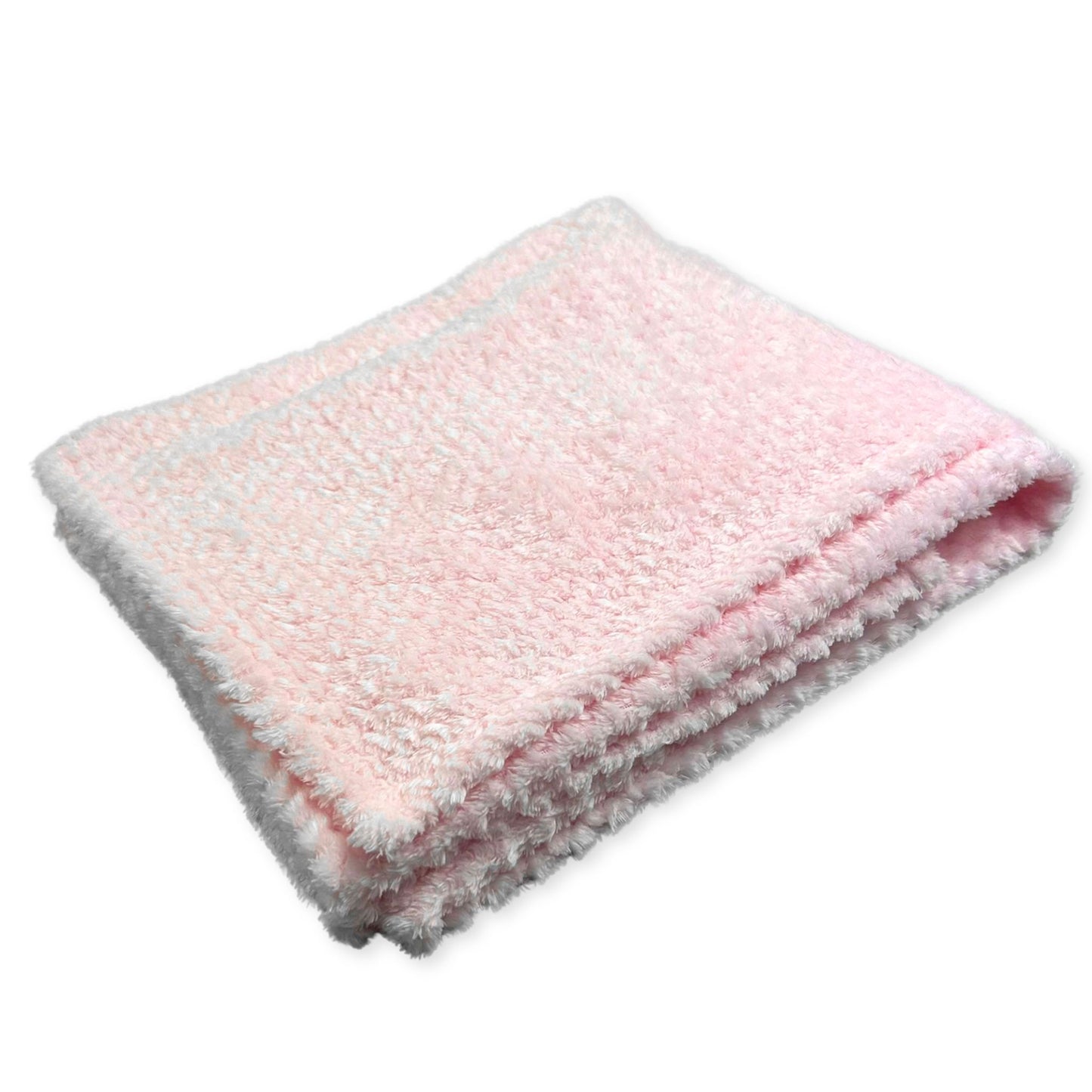 pink waffle baby girls blanket