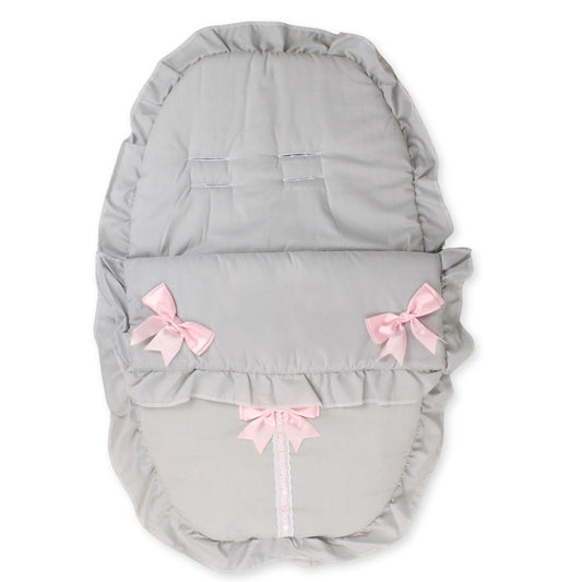 grey car  seat car muff cosytoes