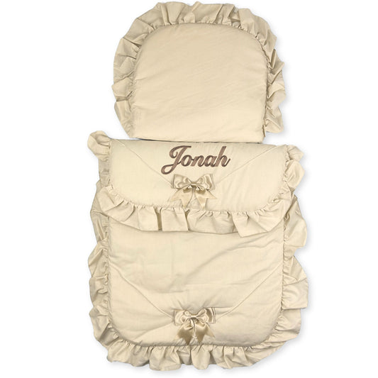 baby unisex pram set personalised