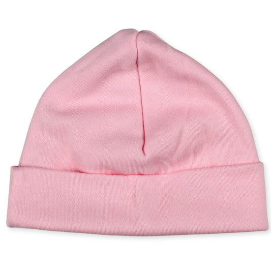 baby girls pink cotton hat