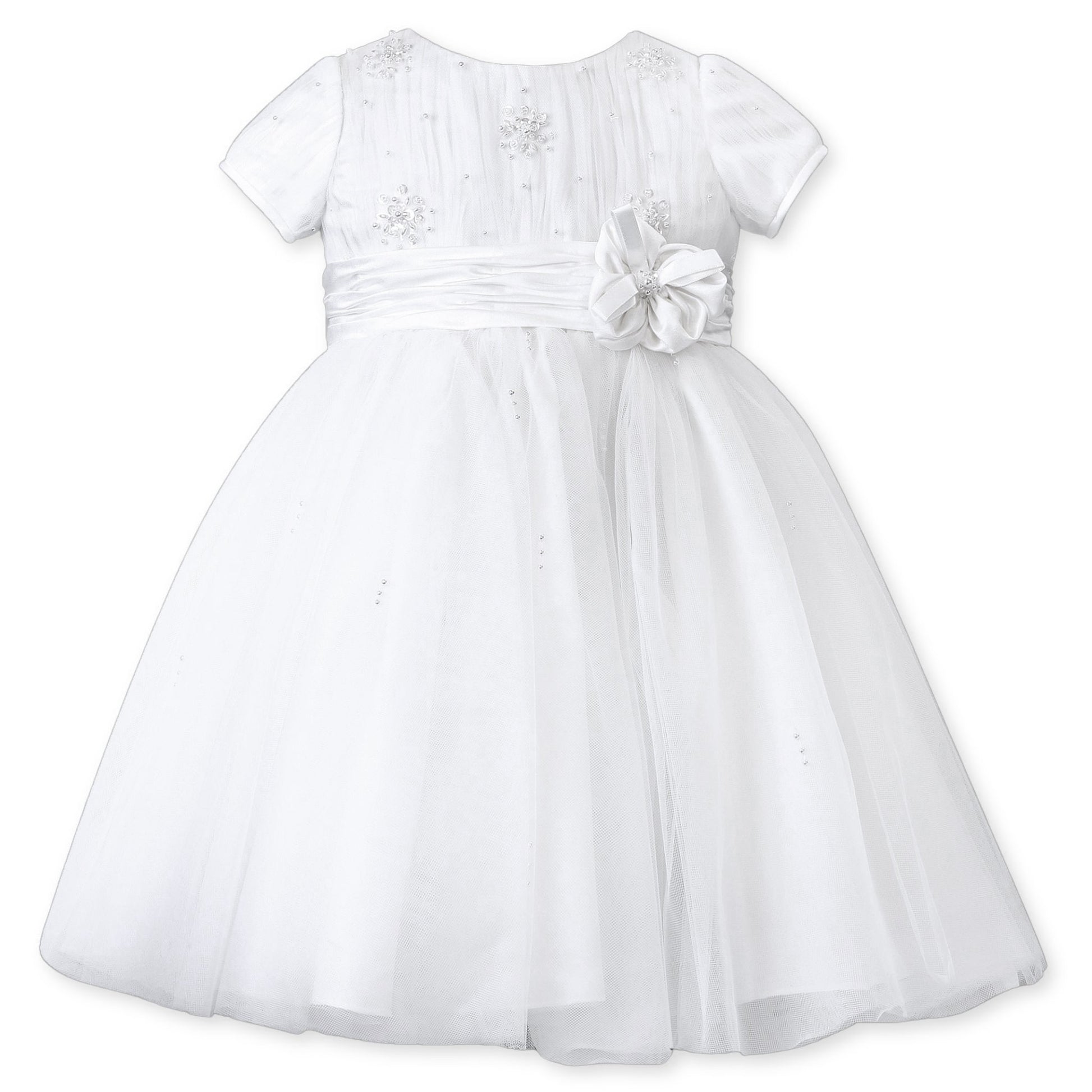 baby girls sarah louise christening dress white 070160