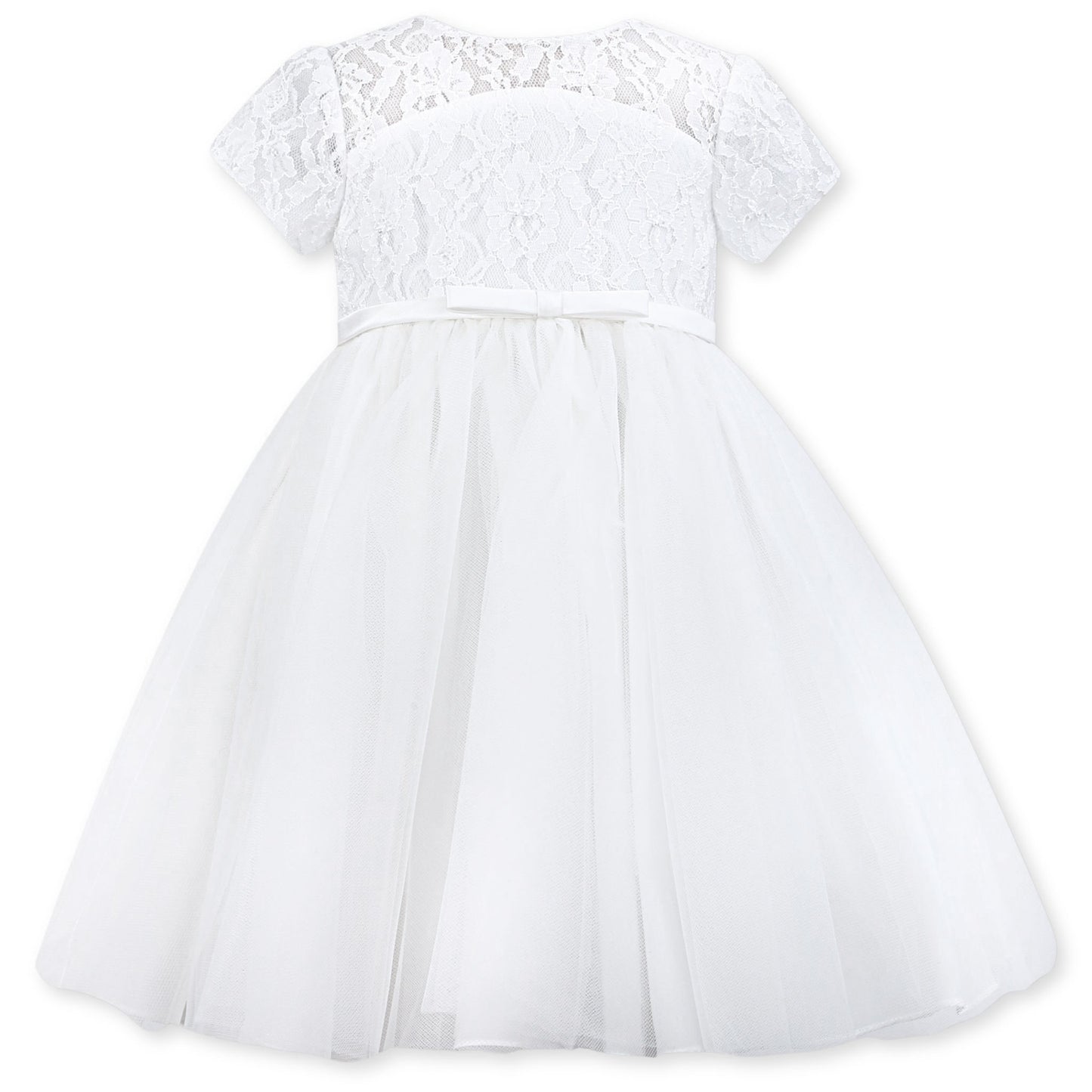 Sarah Louise Christening Dress With Lace Detailing