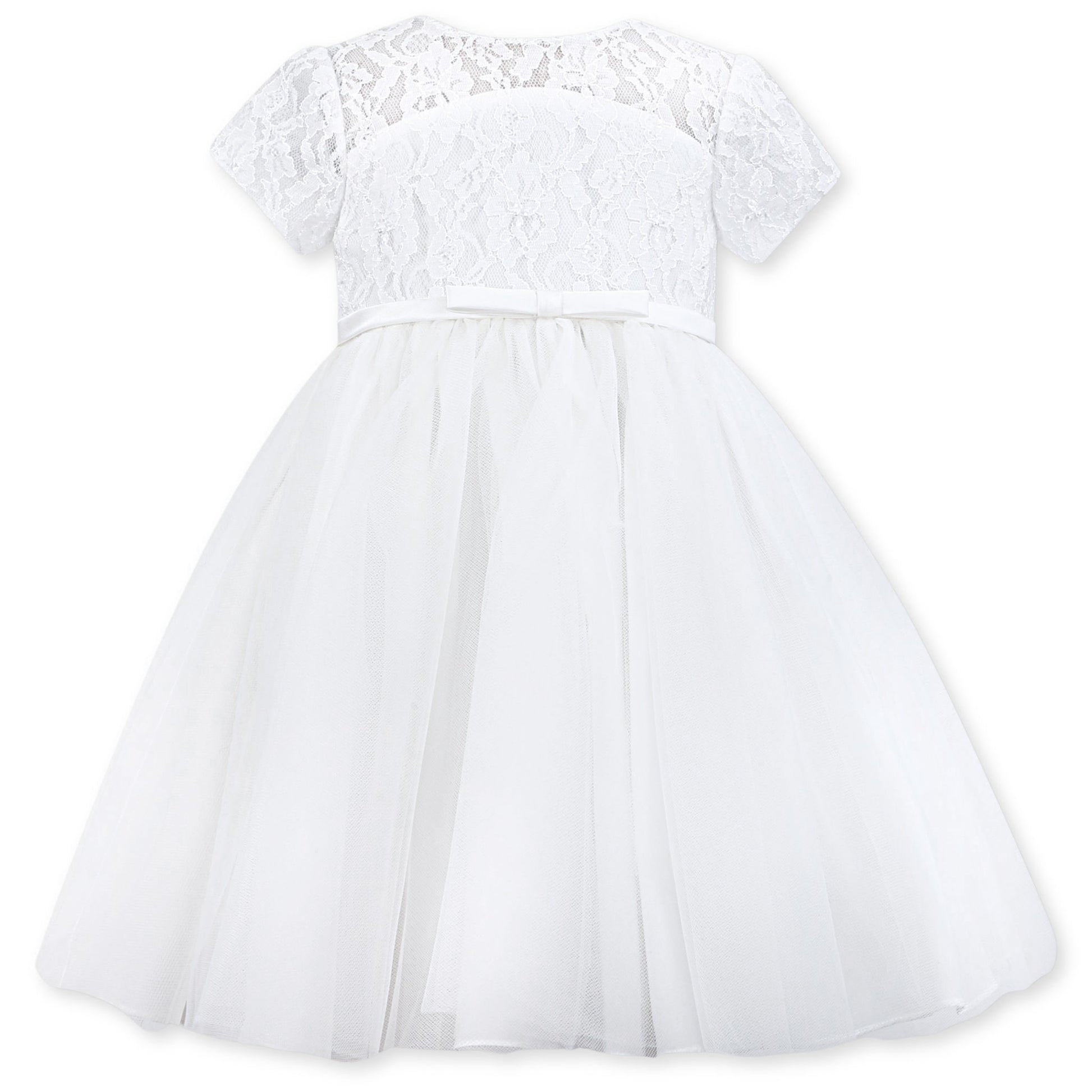 Sarah Louise Christening Dress With Lace Detailing