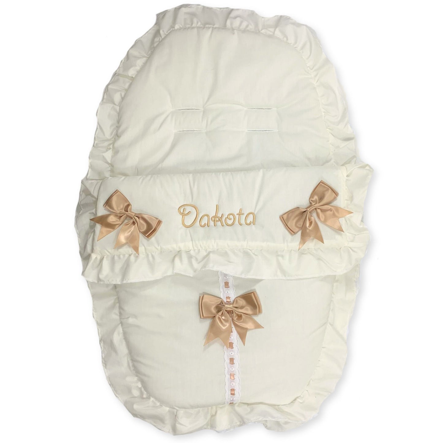 car seat foot muff personalised