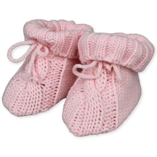 pink girls booties